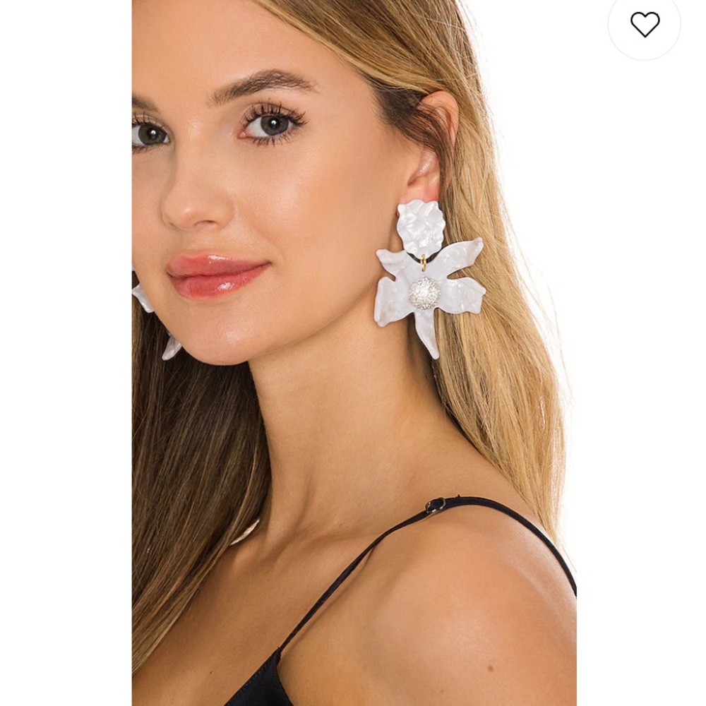 Lele Sadoughi Crystal Lily Earring